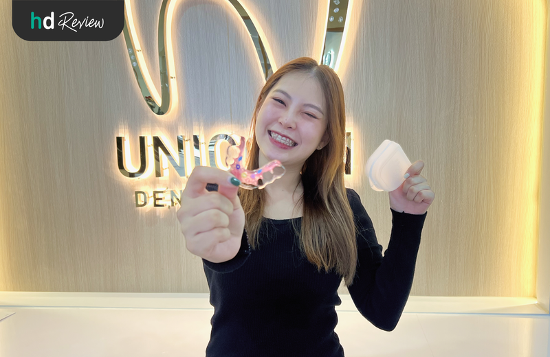 หลังใช้บริการทำรีเทนเนอร์แบบลวด ที่ Unicorn Dental Clinic