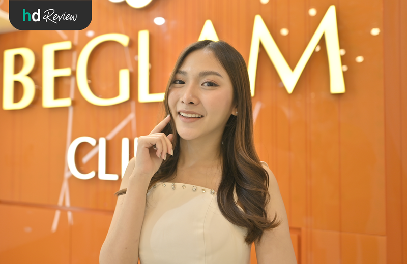 ผู้ใช้บริการฉีดฟิลเลอร์ปาก Restylane Kysse ที่ Beglam Clinic