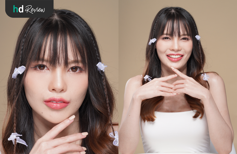 ผู้ใช้บริการทำปากกระจับ เทคนิค Premium Lock ที่ Sowon Clinic