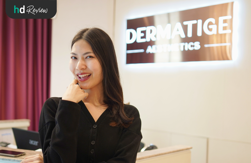 ผู้ใช้บริการยกกระชับหน้า ด้วยโปรแกรม Ultraformer MPT ที่ Dermatige Aesthetics