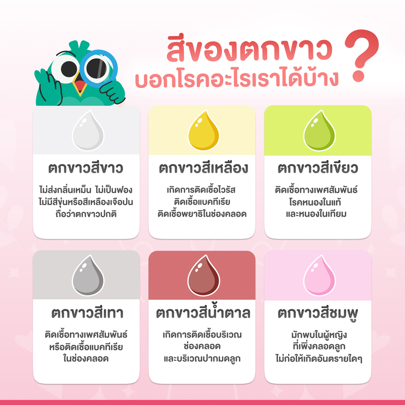 สีของตกขาว